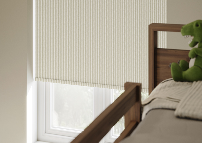 Emily Bond Oscar Stripe, Linen - Roller Blind - Image 5